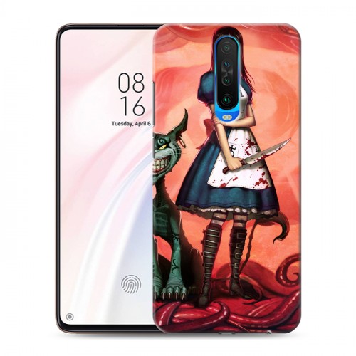 Дизайнерский пластиковый чехол для Xiaomi RedMi K30 Alice Madness Returns