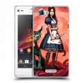 Дизайнерский пластиковый чехол для Sony Xperia L Alice Madness Returns