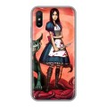 Дизайнерский силиконовый чехол для Xiaomi RedMi 9A Alice Madness Returns