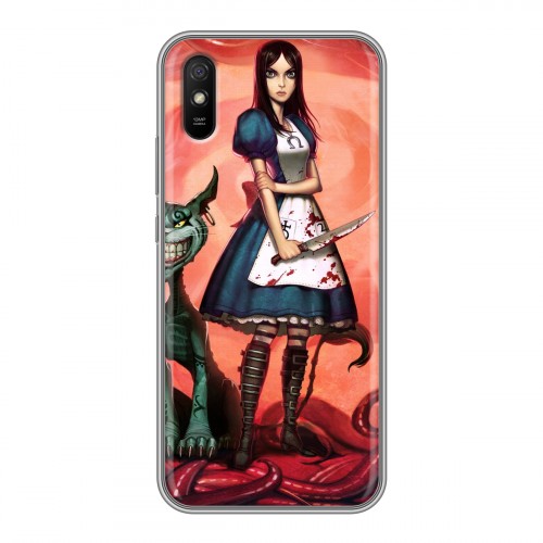 Дизайнерский силиконовый чехол для Xiaomi RedMi 9A Alice Madness Returns