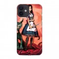 Дизайнерский силиконовый с усиленными углами чехол для Iphone 12 Mini Alice Madness Returns