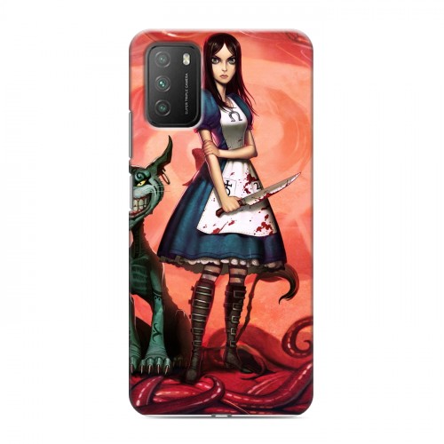 Дизайнерский пластиковый чехол для Xiaomi Poco M3 Alice Madness Returns