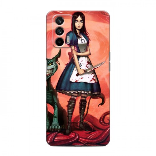 Дизайнерский силиконовый чехол для Realme GT Alice Madness Returns