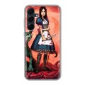 Дизайнерский силиконовый чехол для Samsung Galaxy A55 Alice Madness Returns