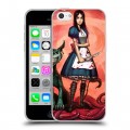 Дизайнерский пластиковый чехол для Iphone 5c Alice Madness Returns