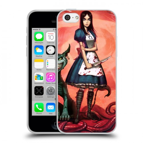 Дизайнерский пластиковый чехол для Iphone 5c Alice Madness Returns