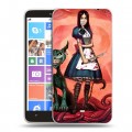 Дизайнерский пластиковый чехол для Nokia Lumia 1320 Alice Madness Returns