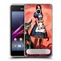 Дизайнерский силиконовый чехол для Sony Xperia E1 Alice Madness Returns