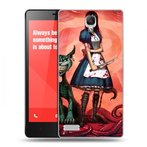 Дизайнерский пластиковый чехол для Xiaomi RedMi Note Alice Madness Returns