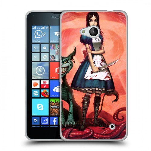 Дизайнерский пластиковый чехол для Microsoft Lumia 640 Alice Madness Returns