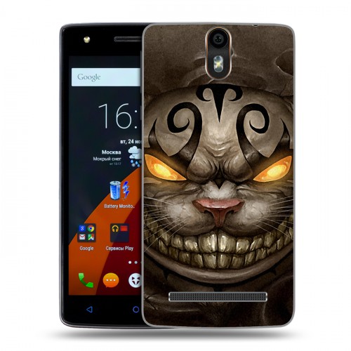 Дизайнерский силиконовый чехол для Wileyfox Storm Alice Madness Returns