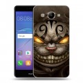 Дизайнерский пластиковый чехол для Huawei Y3 (2017) Alice Madness Returns