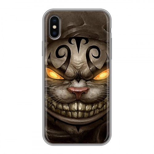 Дизайнерский силиконовый чехол для Iphone x10 Alice Madness Returns