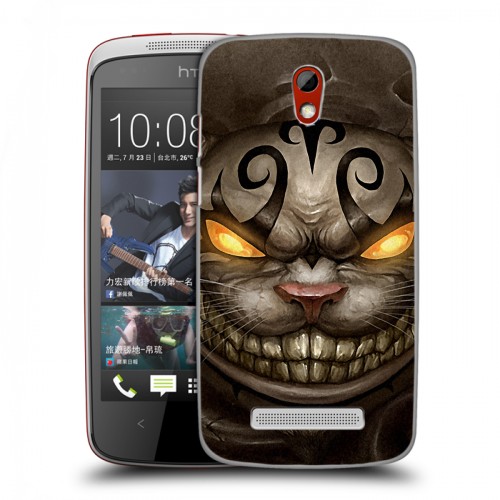 Дизайнерский пластиковый чехол для HTC Desire 500 Alice Madness Returns