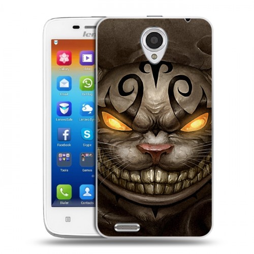 Дизайнерский пластиковый чехол для Lenovo S650 Ideaphone Alice Madness Returns