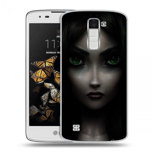 Дизайнерский пластиковый чехол для LG K8 Alice Madness Returns