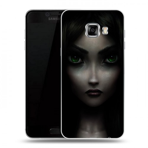 Дизайнерский пластиковый чехол для Samsung Galaxy C5 Alice Madness Returns