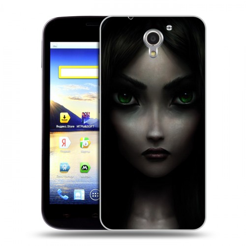 Дизайнерский пластиковый чехол для ZTE Blade A510 Alice Madness Returns