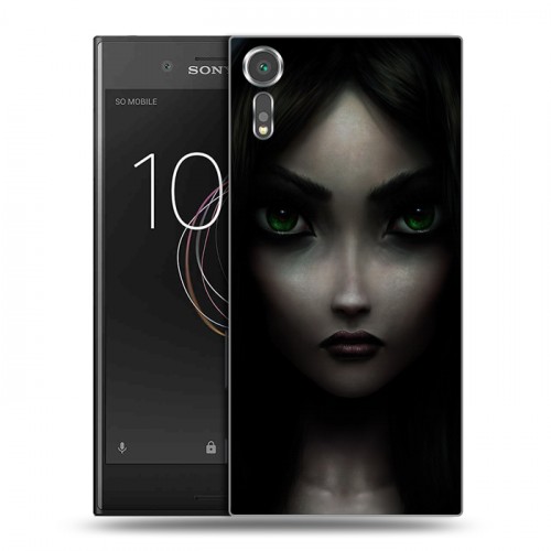 Дизайнерский пластиковый чехол для Sony Xperia XZs Alice Madness Returns