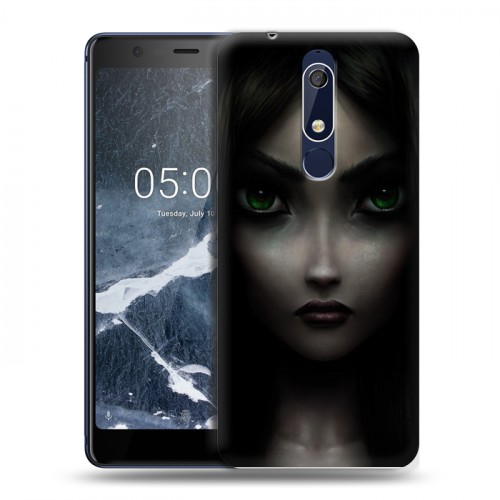 Дизайнерский пластиковый чехол для Nokia 5.1 Alice Madness Returns