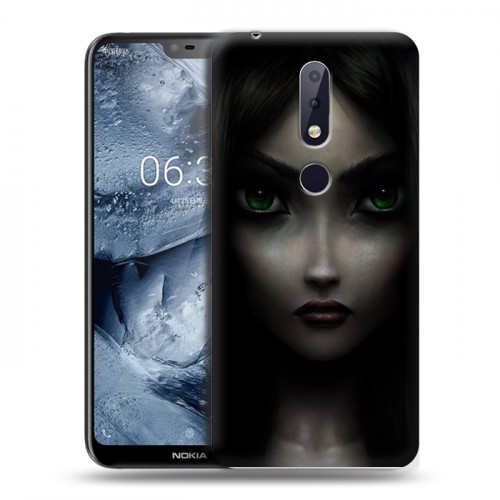 Дизайнерский силиконовый чехол для Nokia 6.1 Plus Alice Madness Returns