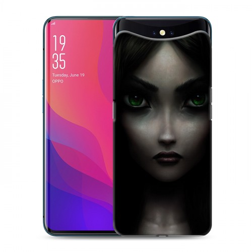 Дизайнерский силиконовый чехол для OPPO Find X Alice Madness Returns