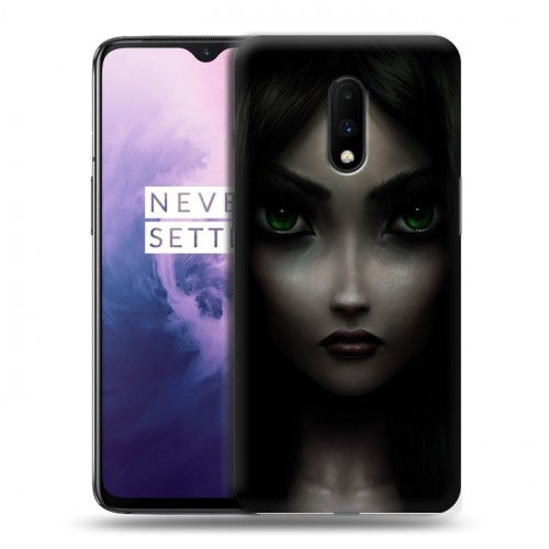 Дизайнерский пластиковый чехол для OnePlus 7 Alice Madness Returns