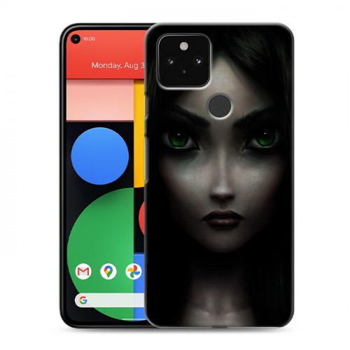 Дизайнерский пластиковый чехол для Google Pixel 5 Alice Madness Returns