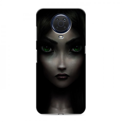 Дизайнерский силиконовый с усиленными углами чехол для Nokia G20 Alice Madness Returns