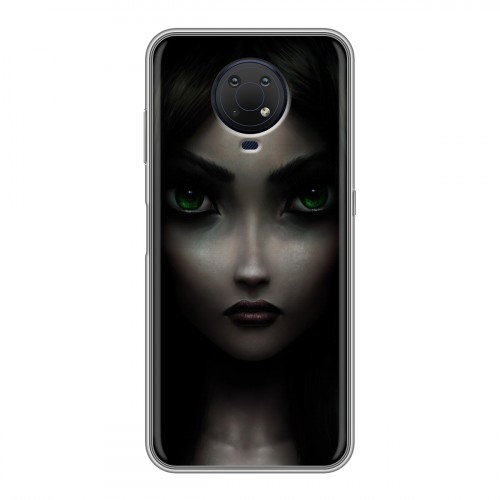 Дизайнерский силиконовый чехол для Nokia G10 Alice Madness Returns