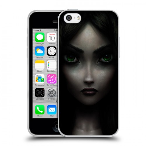 Дизайнерский пластиковый чехол для Iphone 5c Alice Madness Returns