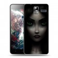 Дизайнерский силиконовый чехол для Lenovo S580 Ideaphone Alice Madness Returns