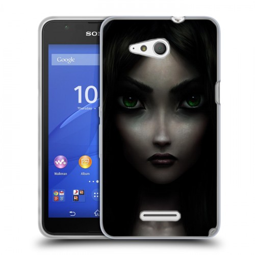 Дизайнерский пластиковый чехол для Sony Xperia E4g Alice Madness Returns