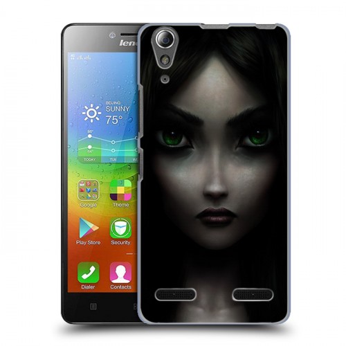 Дизайнерский пластиковый чехол для Lenovo A6000 Alice Madness Returns