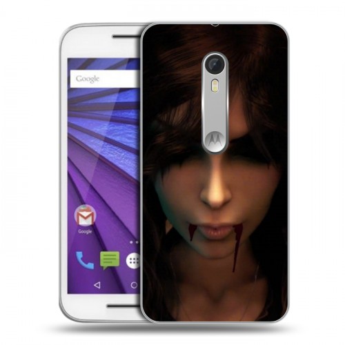 Дизайнерский пластиковый чехол для Lenovo Moto G Alice Madness Returns