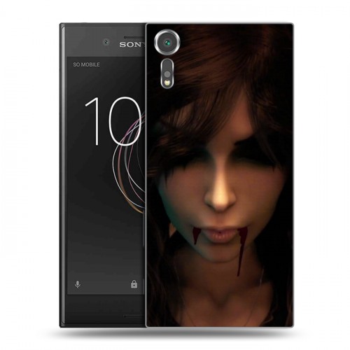 Дизайнерский пластиковый чехол для Sony Xperia XZs Alice Madness Returns