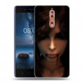 Дизайнерский пластиковый чехол для Nokia 8 Alice Madness Returns