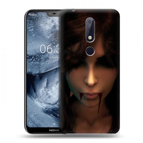 Дизайнерский силиконовый чехол для Nokia 6.1 Plus Alice Madness Returns