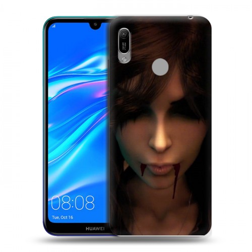 Дизайнерский пластиковый чехол для Huawei Y6 (2019) Alice Madness Returns