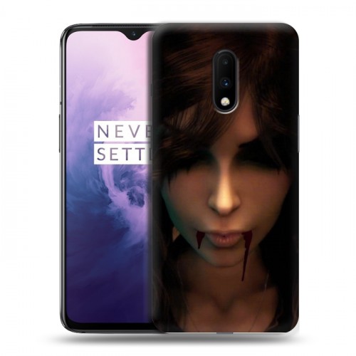 Дизайнерский пластиковый чехол для OnePlus 7 Alice Madness Returns