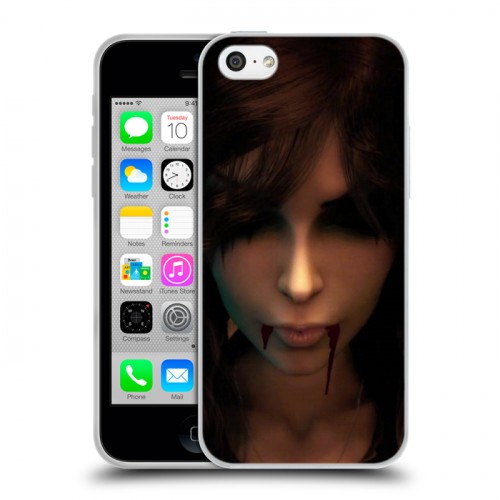 Дизайнерский пластиковый чехол для Iphone 5c Alice Madness Returns