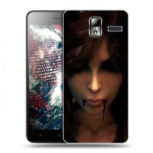 Дизайнерский силиконовый чехол для Lenovo S580 Ideaphone Alice Madness Returns