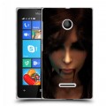 Дизайнерский пластиковый чехол для Microsoft Lumia 435 Alice Madness Returns