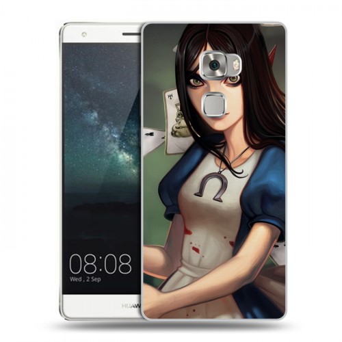 Дизайнерский пластиковый чехол для Huawei Mate S Alice Madness Returns