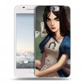 Дизайнерский пластиковый чехол для HTC One A9 Alice Madness Returns