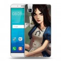 Дизайнерский пластиковый чехол для Huawei ShotX Alice Madness Returns