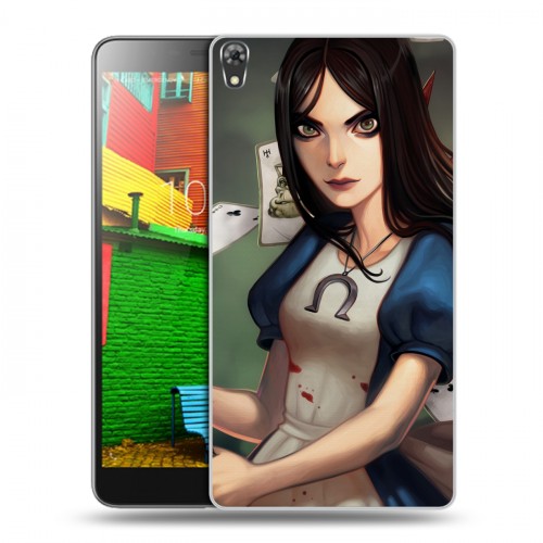 Дизайнерский силиконовый чехол для Lenovo Phab Alice Madness Returns