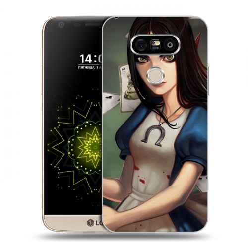 Дизайнерский пластиковый чехол для LG G5 Alice Madness Returns