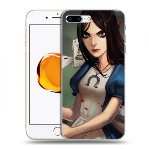 Дизайнерский пластиковый чехол для Iphone 7 Plus / 8 Plus Alice Madness Returns