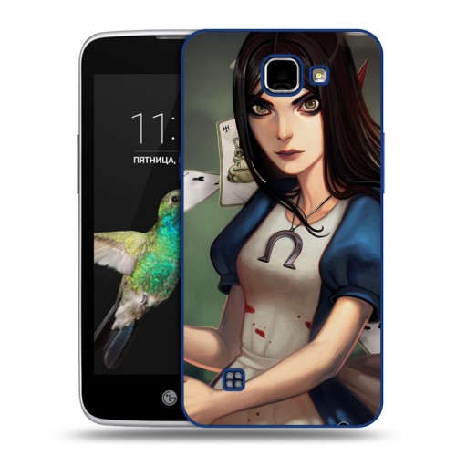 Дизайнерский пластиковый чехол для LG K4 Alice Madness Returns